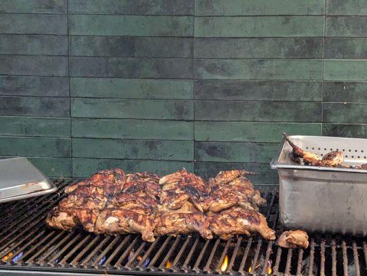 Jerk Chicken on the Grill!