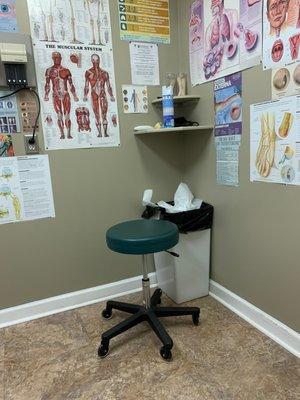 I'm in a patient room.