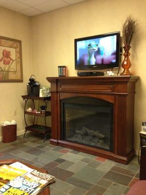 Great waiting room amenities