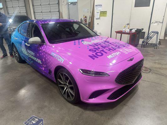 Commercial vehicle wrap