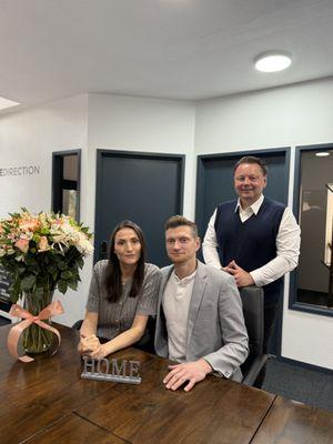 Oleg and Wife on closing day!