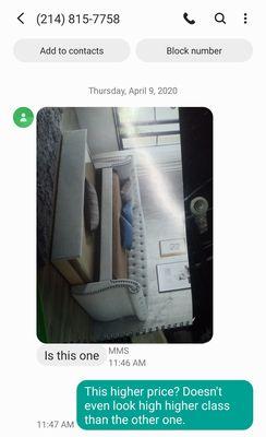 Proof of ripped price and charging 30 percent restocking fee due to cancelling of a no longer on stock order.