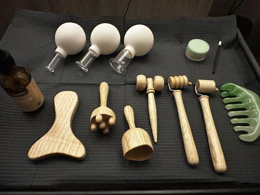 Wood Therapy Face Tools