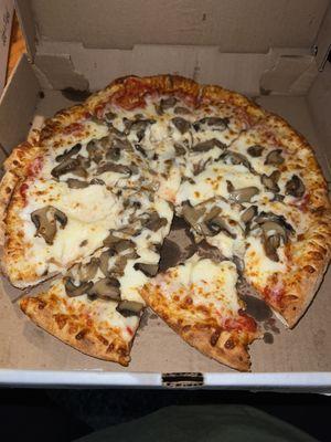 Medium Mushroom Pizza
