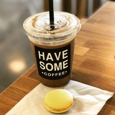 Macaron for breakfast