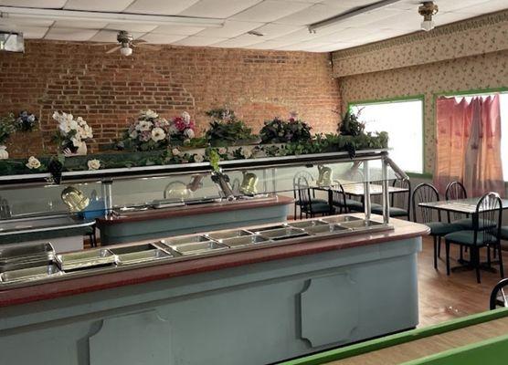 former buffet station