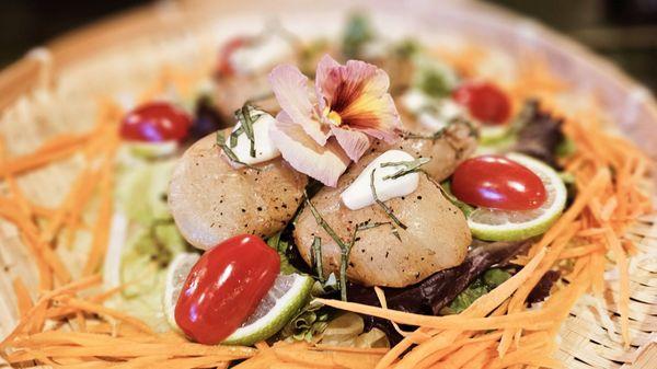 Better Than Sex seared scallops