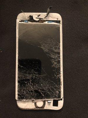 iPhone 6s before repair.