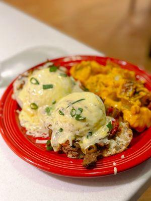 Ropa Vieja Eggs Benedict