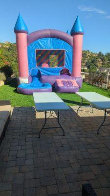 Tables & bouncer from Manny's