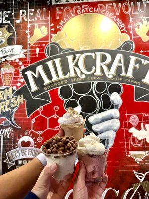 red velvet, s'mores, milk and cereal ($6 per small scoop)