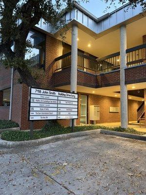 Outside of business location