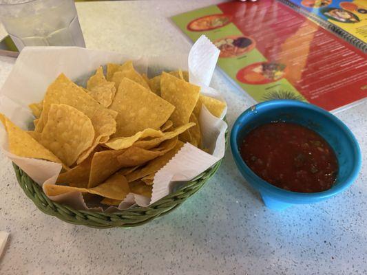 Really tasty chips and salsa