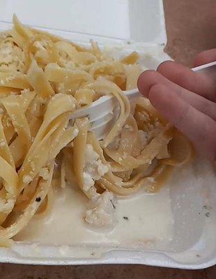 Watery chicken Alfredo... Nasty!