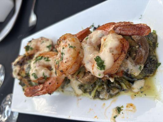 Shrimp stuffed mushrooms