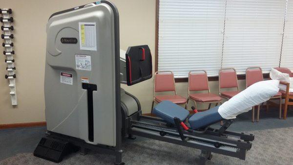 Nautilus leg press.