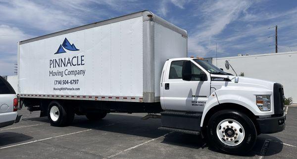 Our 26ft moving truck, ready to assist with your next move.