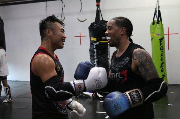 No pressure. Sparring is when you're ready and coaches feel you will not hurt yourself or others. Iron sharpens iron.