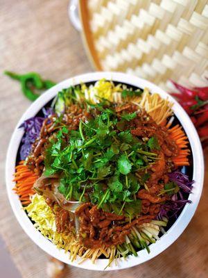 Colorful Cold Starch Noodle Salad