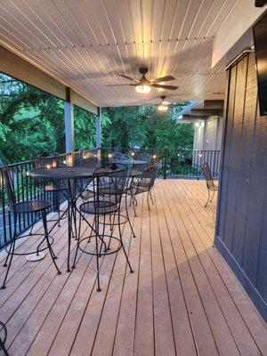 Covered patio section