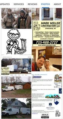 Various past jobs, Burnett & Polk Counties, Northwestern Wisconsin. Mark Miller Construction, Llc. Grantsburg, WI.