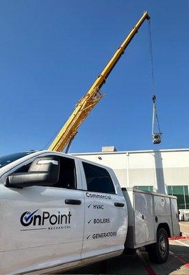 Laboratory Remodel - Set new Outside Air Unit