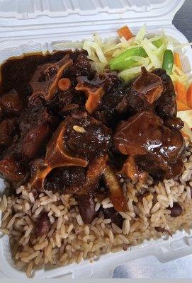A oxtail lunch
