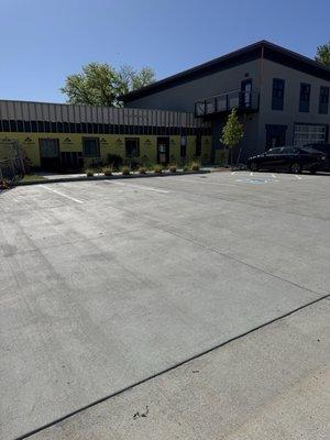 Outside under construction.