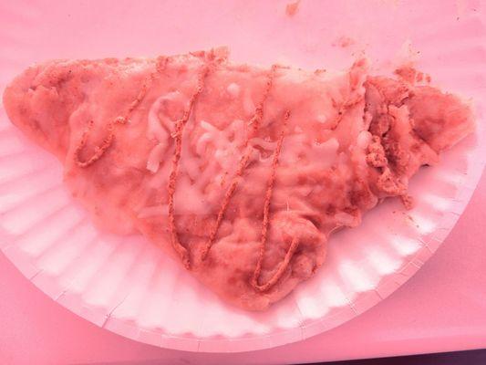 Savory turkey crepe with cheese and mustard