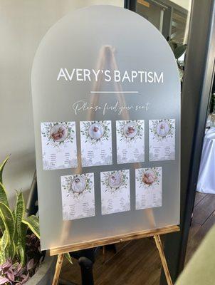 Custom, frosted and arched