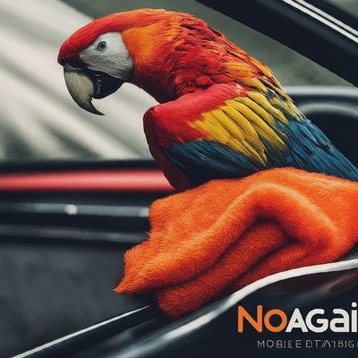 Noagai Mobile Detailing logo photo with maskot