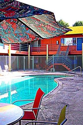 Come enjoy us by the poolside.