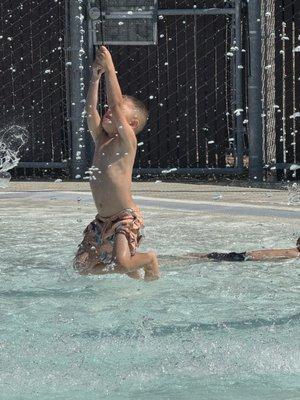 Splash pad!