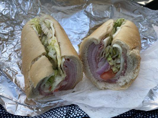 Italian Sub- Ham and Salami + Capicola added, LTO