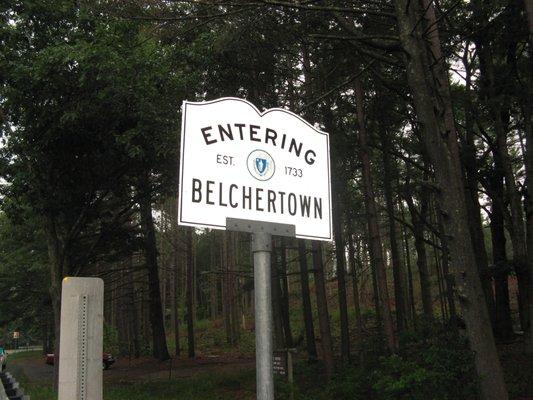 Entering Belchertown, MA
