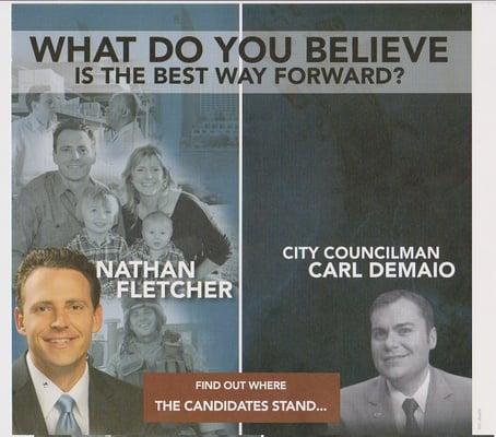 How does one interpret this politcal ad? (Demaio is openly gay)