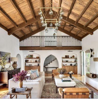 A painstaking restoration of a Wallace Neff Home in the Hollywood Hills, circa 1927.