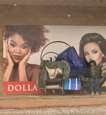 A Dangerous Person Blocking The Sidewalk & Entrance