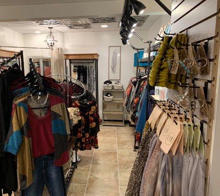 Specializing in Ladies Apparel, Sizes Small through 2XL.