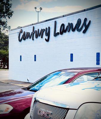 Century Lanes has a new sign! You should see it at night!