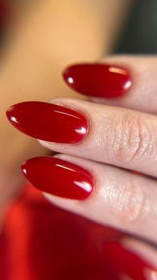 RUSSIAN MANICURE with Red color