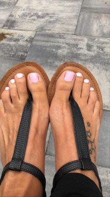 Pedi all done by Kim