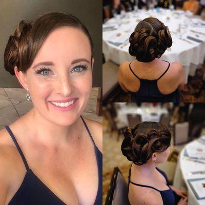 Military Ball. Signature PrattStyling Updo.