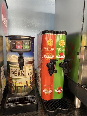 Afternoon pick me up? Grab some ice cold Horchata & Jamaica