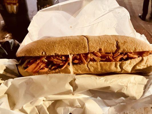Big, Honkin Lemongrass Chicken Bahn Mi - Great Bread, Perfect Flavors & enough for 2 meals! (11/19/2025)