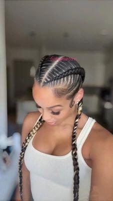 2 Stitch braids