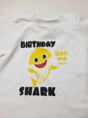 Party tank tops for every shark in your party, but the most special always will be Baby shark dodododododo!