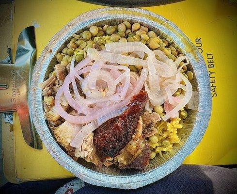 pernil arroz con gandules