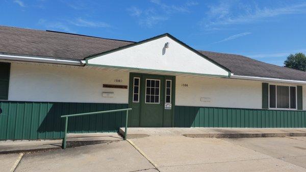 We are conveniently located on the corner of Hwy 65 and Fifth Street.