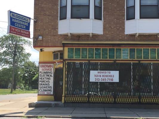 Moved to 7624 W McNichols! No longer on McDougall St.